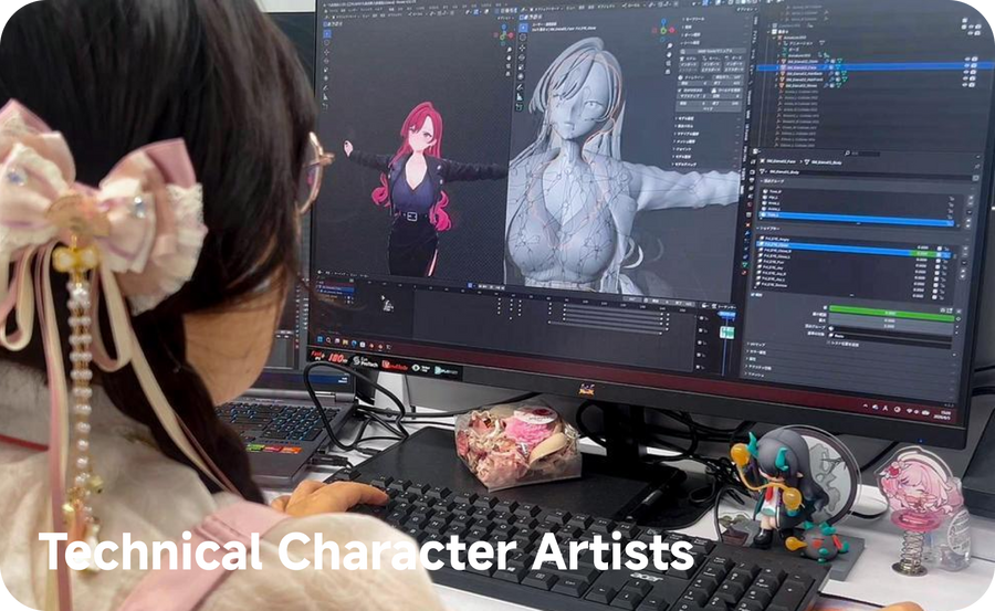 Sculpted by Real 3D Artists.